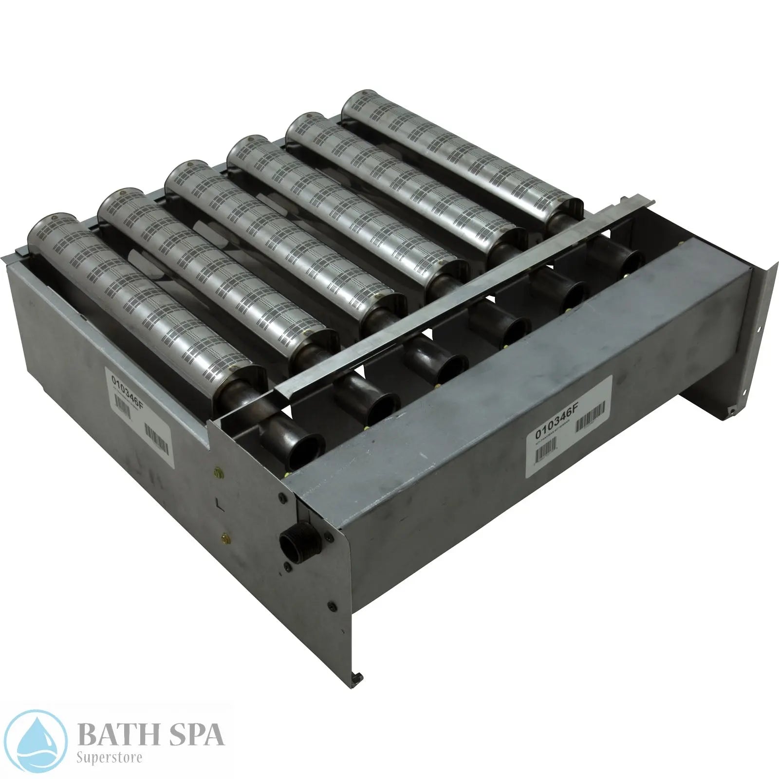 Raypak Model 267A Burner Tray With Burner [0-5000 Foot] (010344F) Spa Parts: Spa Heaters (Raypak Spa Heater Parts) Raypak_burner_Tray