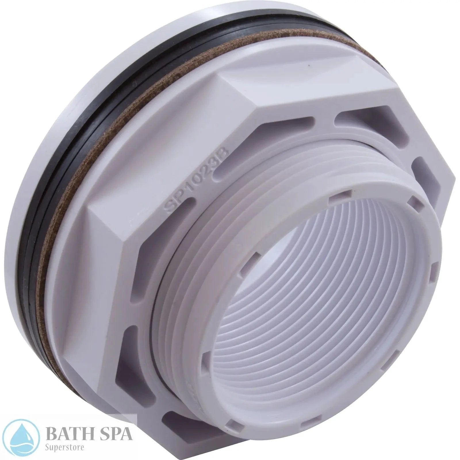 Hayward Inlet Locknut Fitting W/Dbl Gasket [2-3/8" HS] [1-1/2" FPT x 1-1/2" FPT] (SP1023G) PVC Plastic Fittings & Valves: Inlet/Outlet Fittings SP1023G-REVERSE