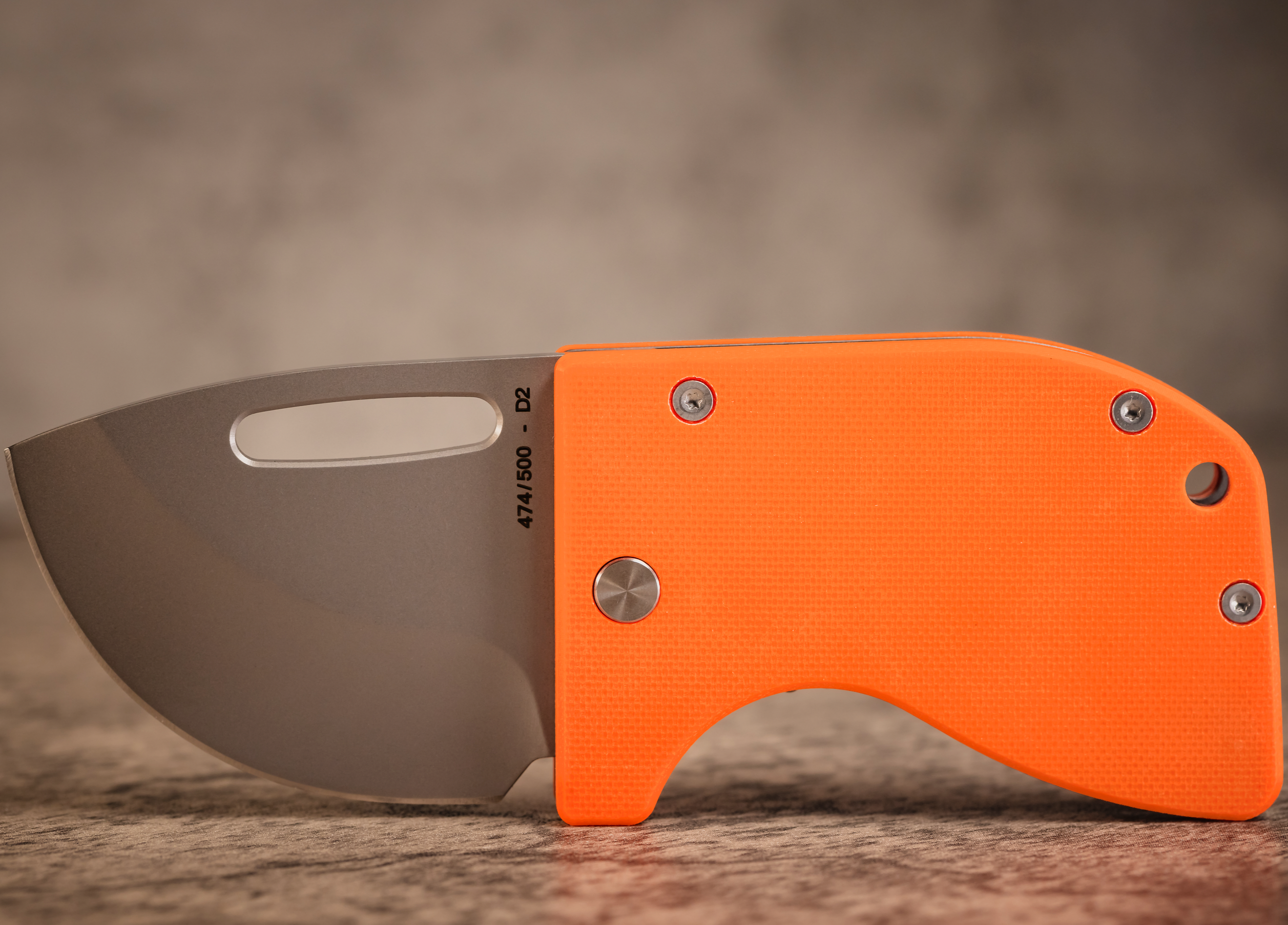 D2 Re-Action - Ti ( Orange - G10 ) Folder - Knife