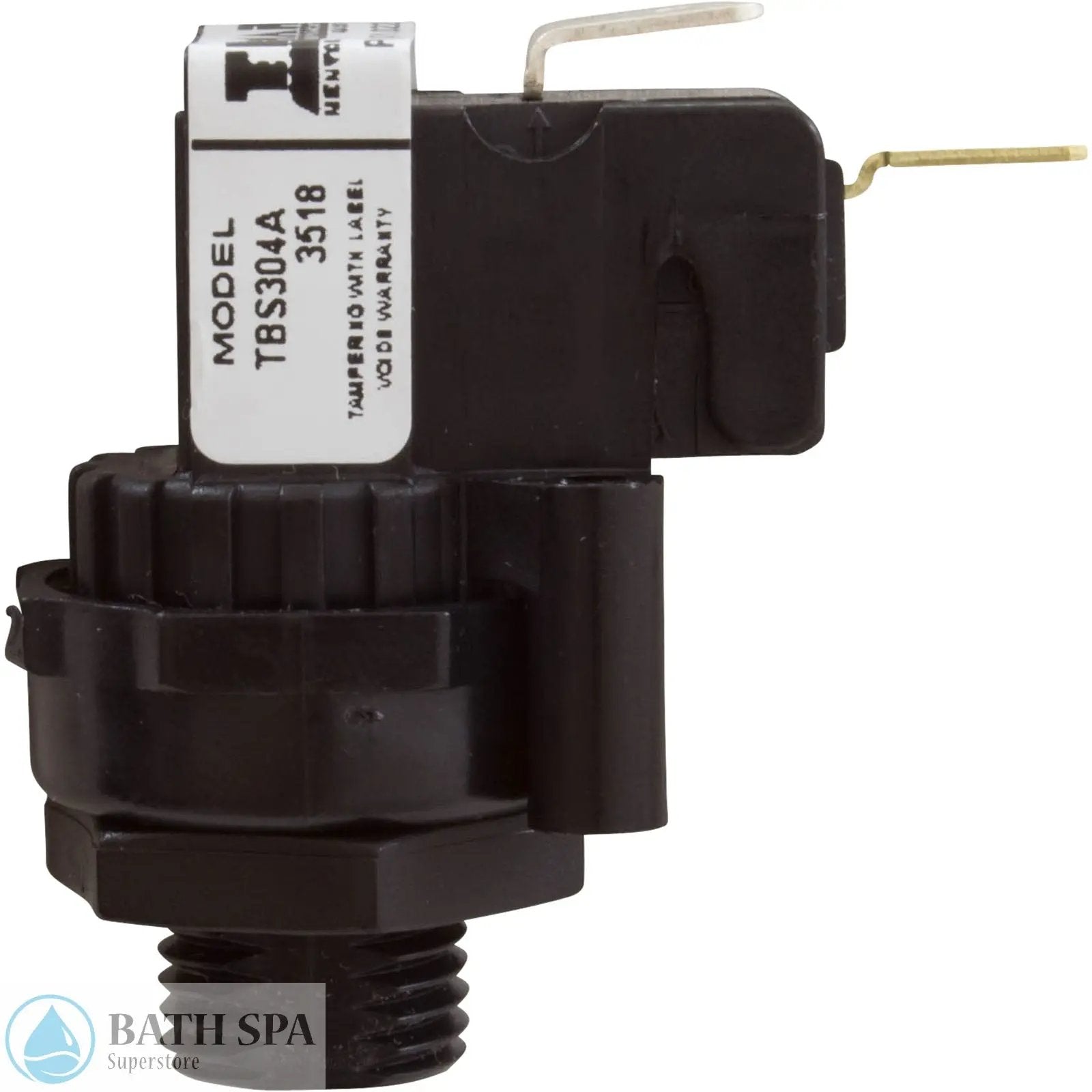 Tecmark, TBS304A, SPNO, 10A, Threaded, Momentary Spa Parts TBS-304A-SIDE2