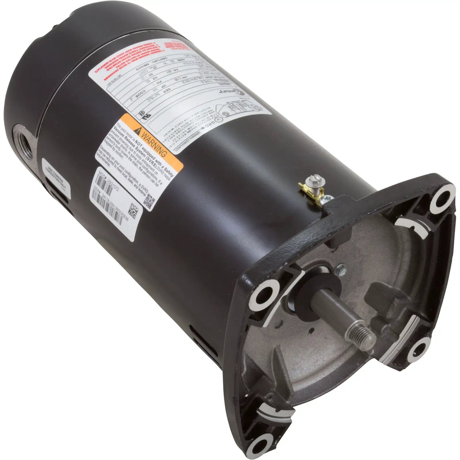 A O Smith Century US Motor Three Quarter Horsepower Motor [48Y] [115/230v] ASQ1072 Replacement Part Spa Pumps & Parts: Spa Pump Motors (48-Frame) USQ1072