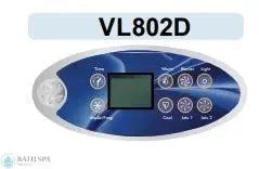 Balboa VL802D Serial Deluxe Oval Topside Panel [2-Jets/Blower] (54108-01) (34-54562-K) Spa Parts: Spa Topside Panels (Balboa Topside Panels) VL802D