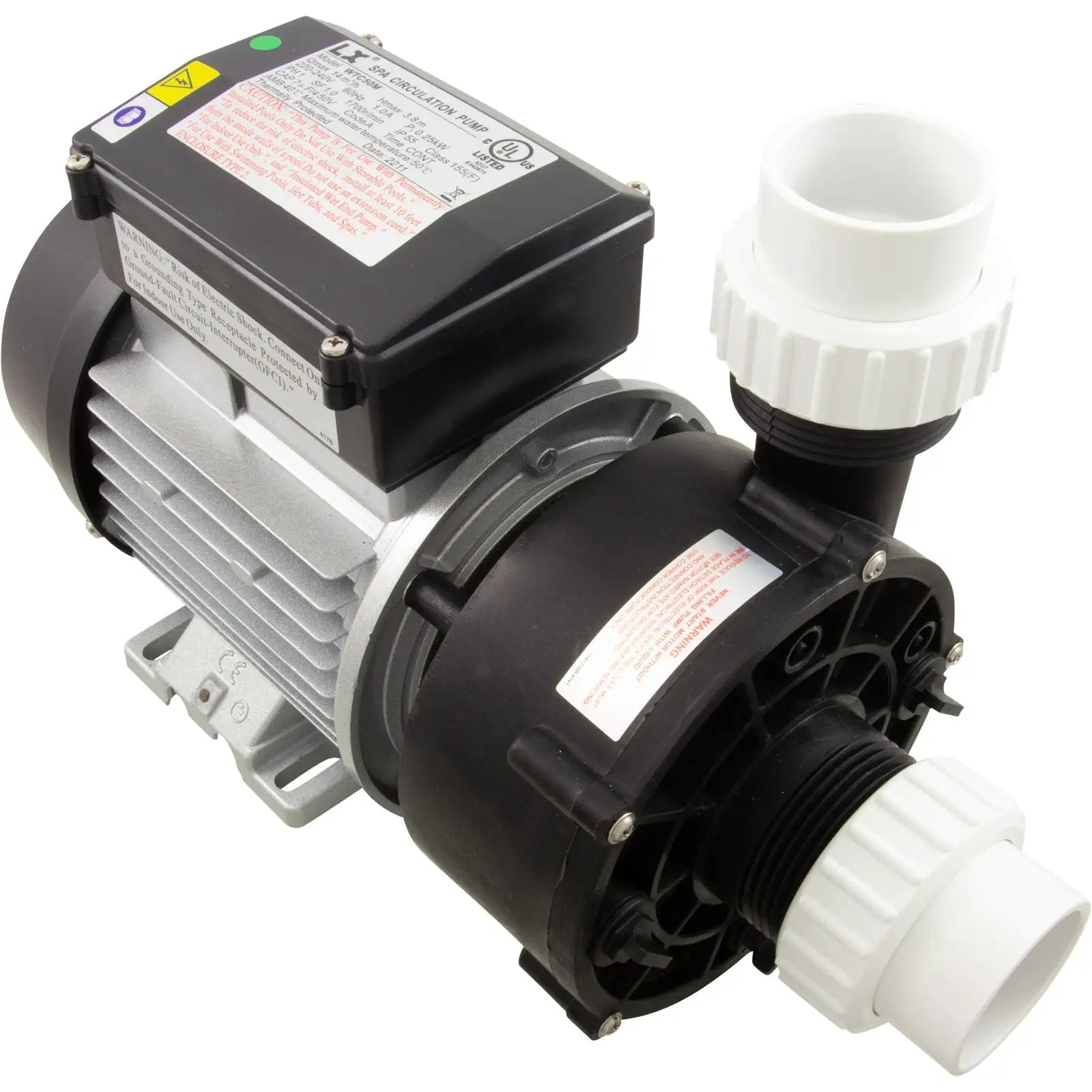 Energy Savers Circ Pump, LX WTC, 1/3 hp, 230v, 1.5" (WTC50M-STANDARD)(1030056) Spa Pumps & Parts: Spa Pumps (Guangdong Lingxiao LX Pumps) WTC50MLS