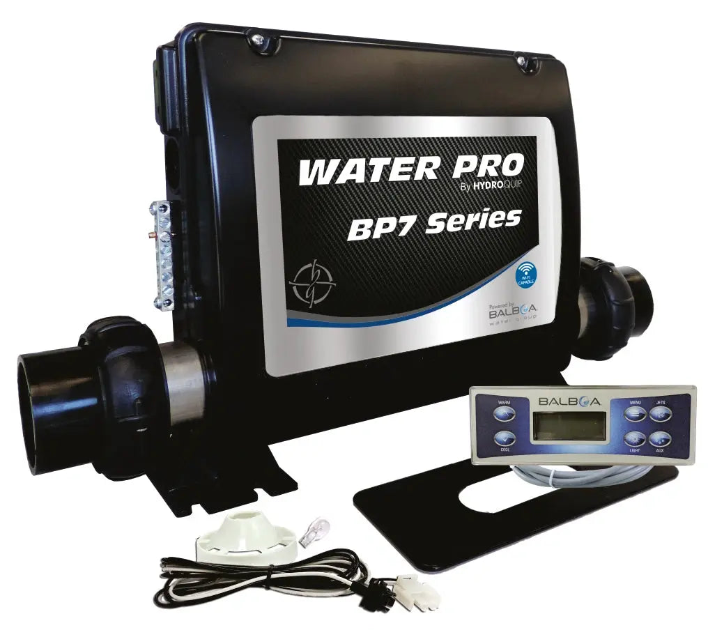 Hydro-Quip Water Pro BP7 4.0kW Retro-fit Kit TP500 [50-BP7-500-40-K] Spa Parts: Spa Control Systems (Hydro Quip)) Water_Pro_BP7_Retro-Fit_Spa_Control_5.5kW_Fixed_Heater_TP500_Panel_50-BP7-500-55-K