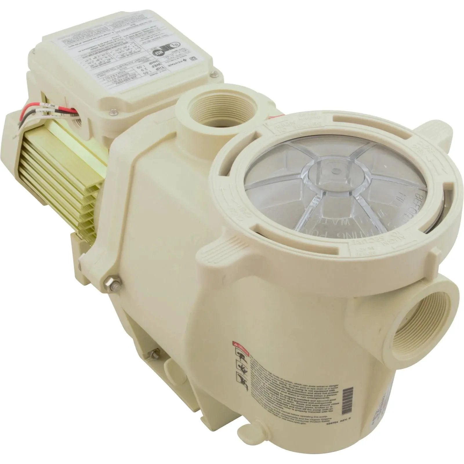 Pentair WhisperFlo 1.0HP 3-Phase Commercial Pool Pump WFK-4 [208/230-460v] 011641 Pool Parts: Pool Pumps - Pentair Whisperflo_Pool_Pump