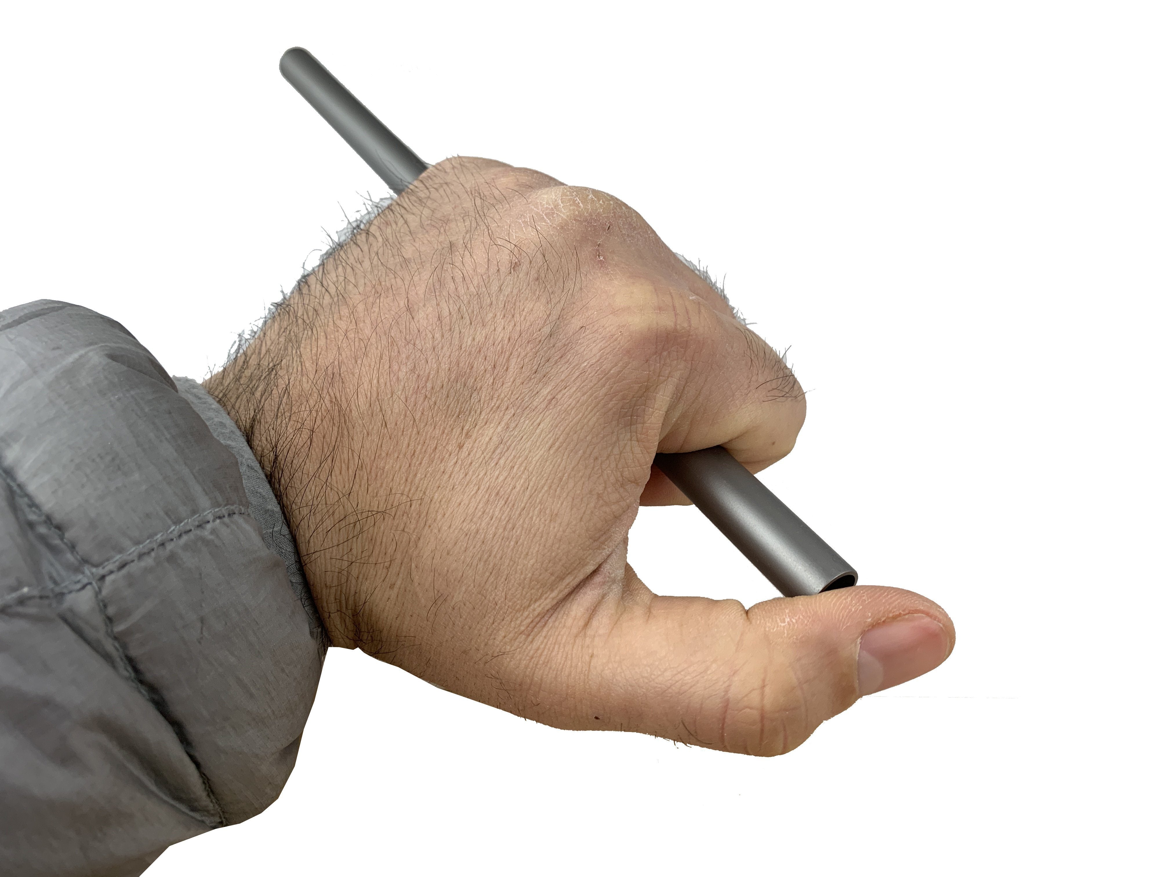 Angled Tip Massive Poseidon Ti-Straw - Ultra Lightweight Titanium