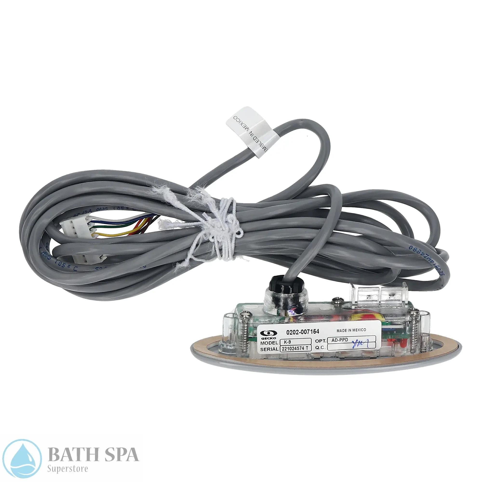 Gecko TSC 19 Topside Control Panel Four Button With Ten Foot Cord Model 0202001740 Spa Parts: Spa Topside Panels (Hydro-Quip Topside Panels) api-v1.1-file-public_files-pim-assets-eb-c0-dd-61-61ddc0ebdd14481e49915197-images-21-14-8a-63-638a14212e281741f470c40f-bea_0202-007154_Gecko_-TSC-9_-Keypad_-topside_-spaside-28_68dcd8ab-2801-40b0-8a74-80cad7b58908