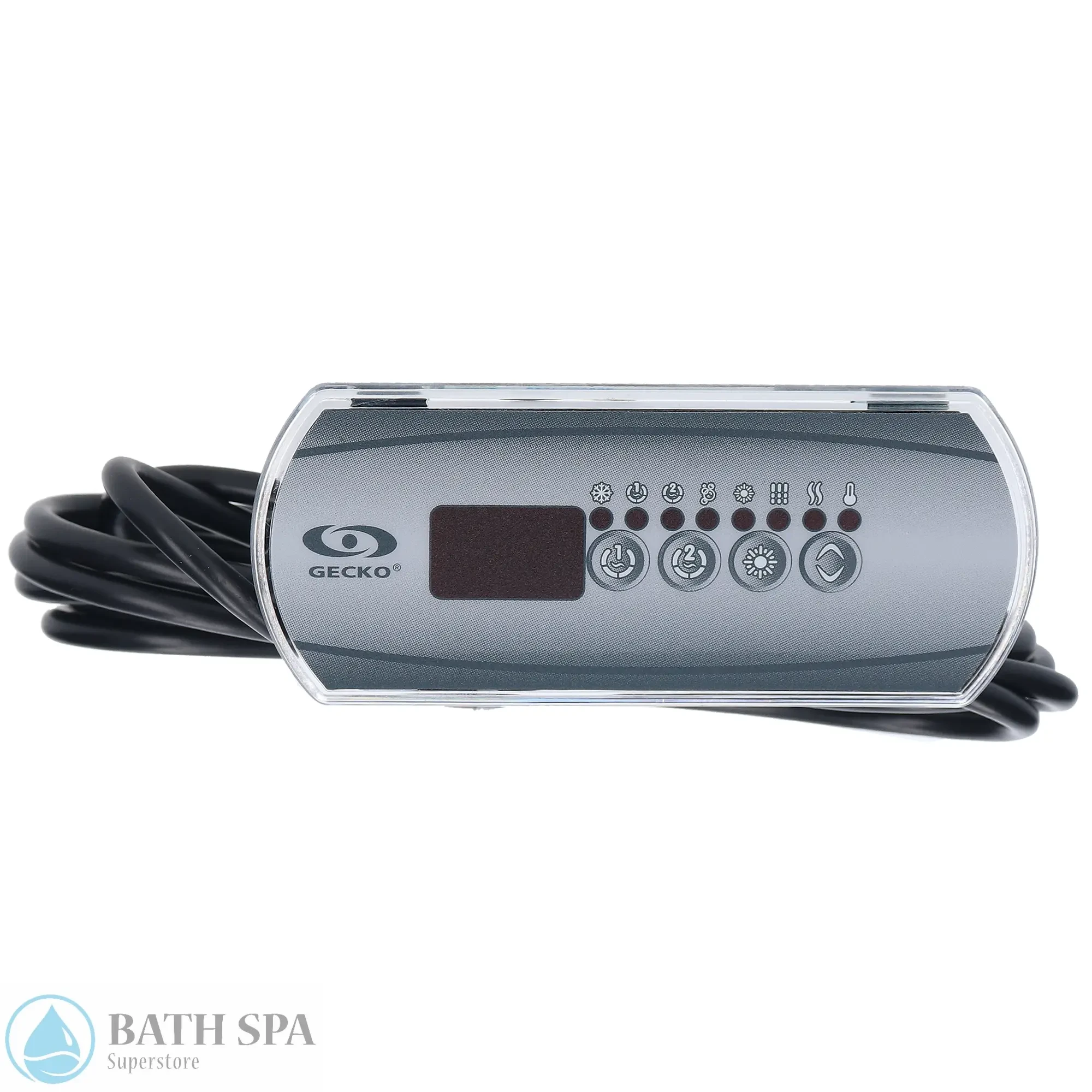Gecko Ink200 Rectangle Keypad Spa Side Control 4 Button Led Pump 1 Pump 2 Blower Heat Up Down 10 Foot Cable Inlink Plug Spa Parts: Spa Topside Panels (Gecko Topside Panels) api-v1.1-file-public_files-pim-assets-eb-c0-dd-61-61ddc0ebdd14481e49915197-images-ec-18-8a-63-638a18ec3838fff4aa6215a5-bea_0607-008002_Gecko_-K200_-Keypad_-topside_-spaside-25
