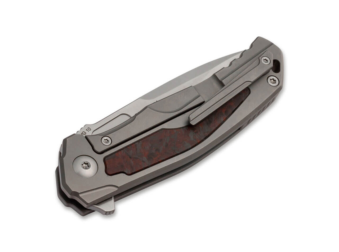 Apex Mini Wild Carbon Fiber / Titanium - Burnley Knife - Boker Plus