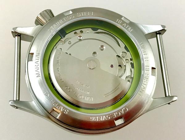 Clear Sapphire Back For Maratac® Watches