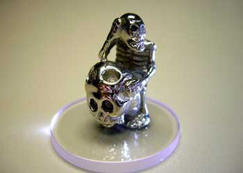 Ponderer Stainless Steel Figurine ~