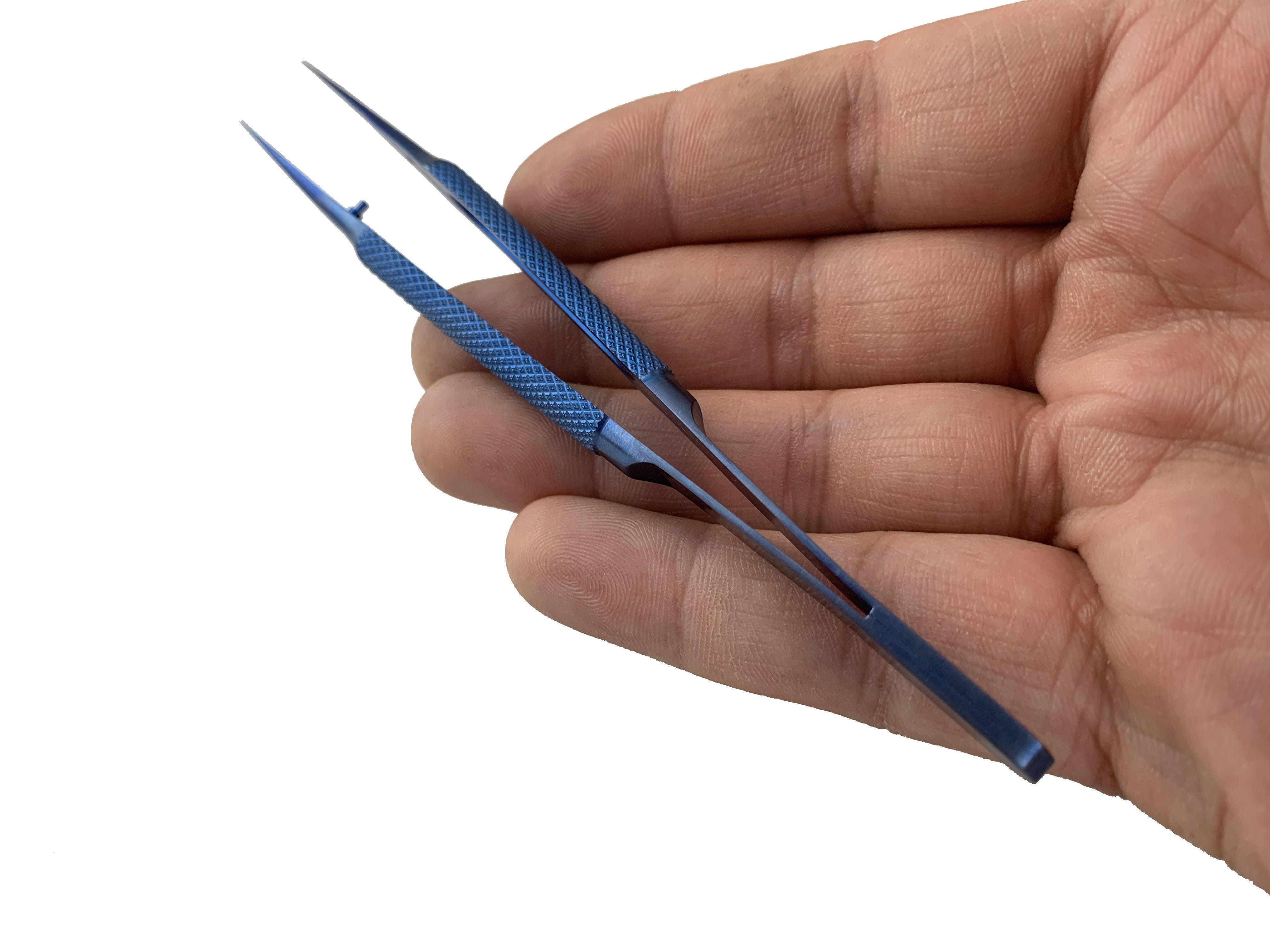 Full Size Electro Ultra Fine Tip Titanium Tweezers By Maratac®