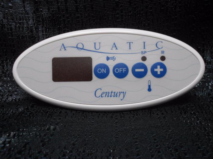 Aquatic (Gecko) Century Keypad 4 Button w/Display, Brass (0103-003003)