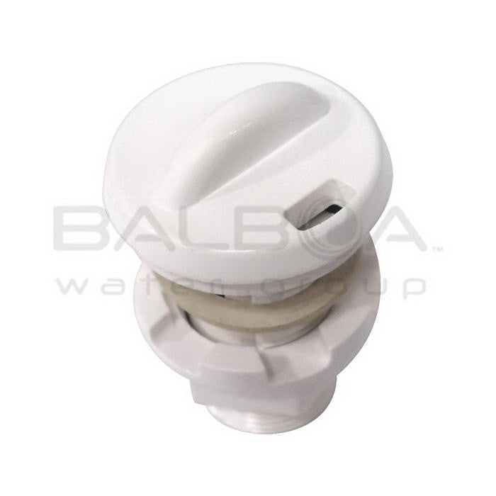 Balboa 1/2" Slimline Air Control Assembly With Handle [White] (10-2510H WHT)