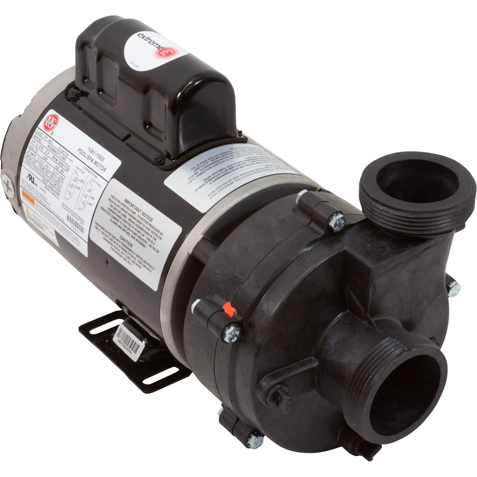 Balboa Vico Ultimax (Niagara) 3.0 HP Spa Pump [AOS] [2-Speed] [240V] [12/3.5 Amps] [56 Frame] (1016062)