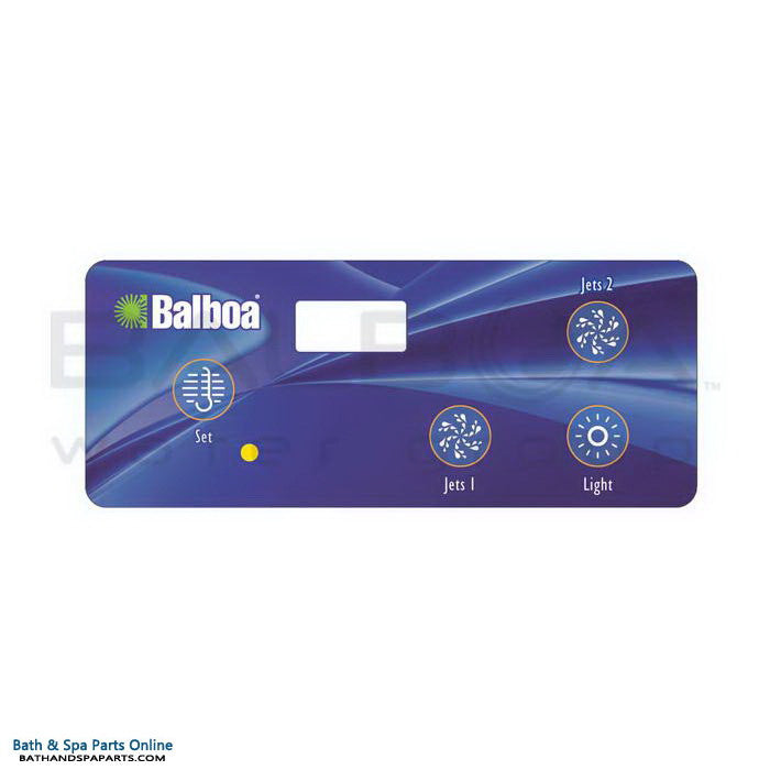 Balboa 4-Button Digital Duplex Topside Panel Overlay [2 Pump] (10418)