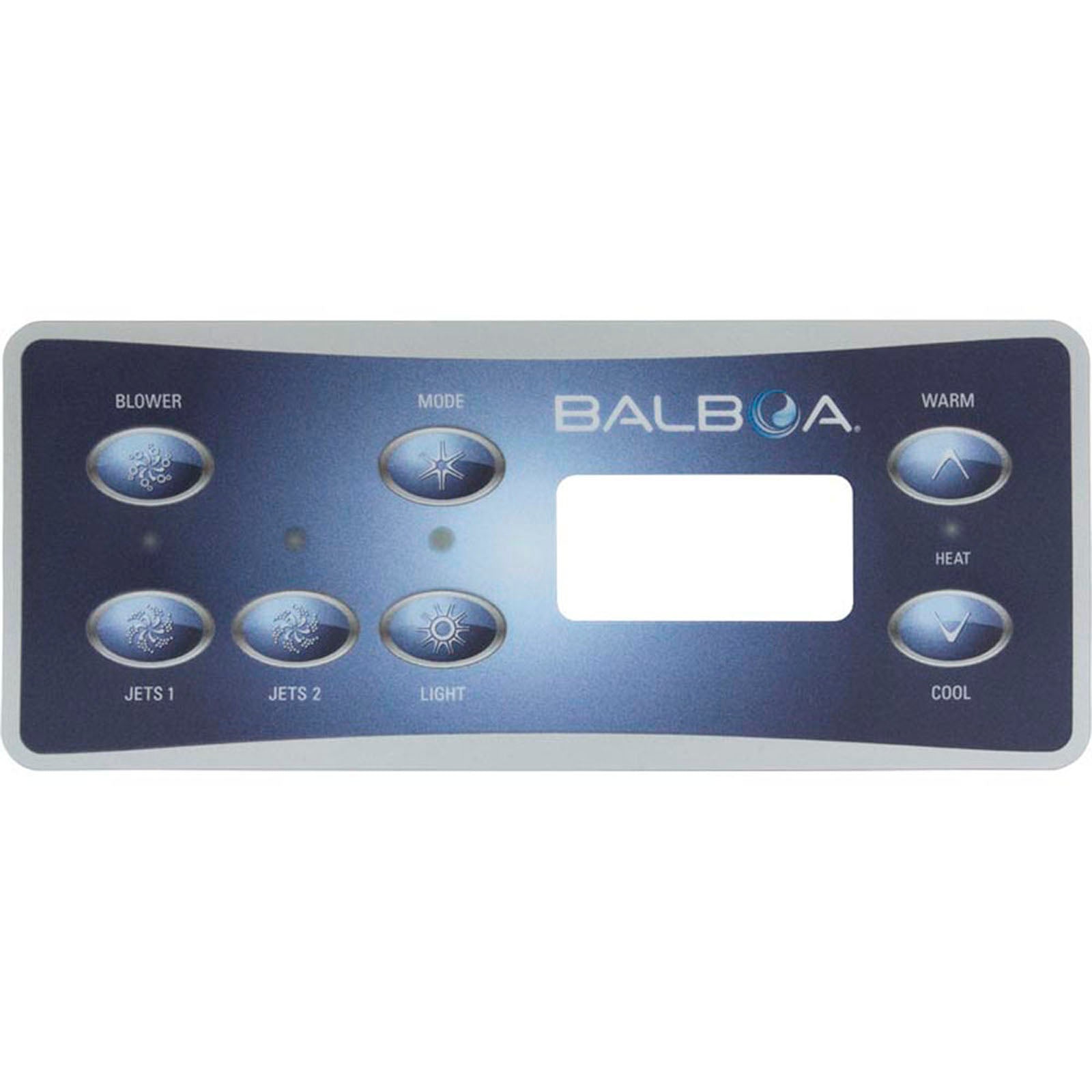 Balboa 7-Button ML Series Topside Panel Overlay [2 Jets/Blower] (10430)