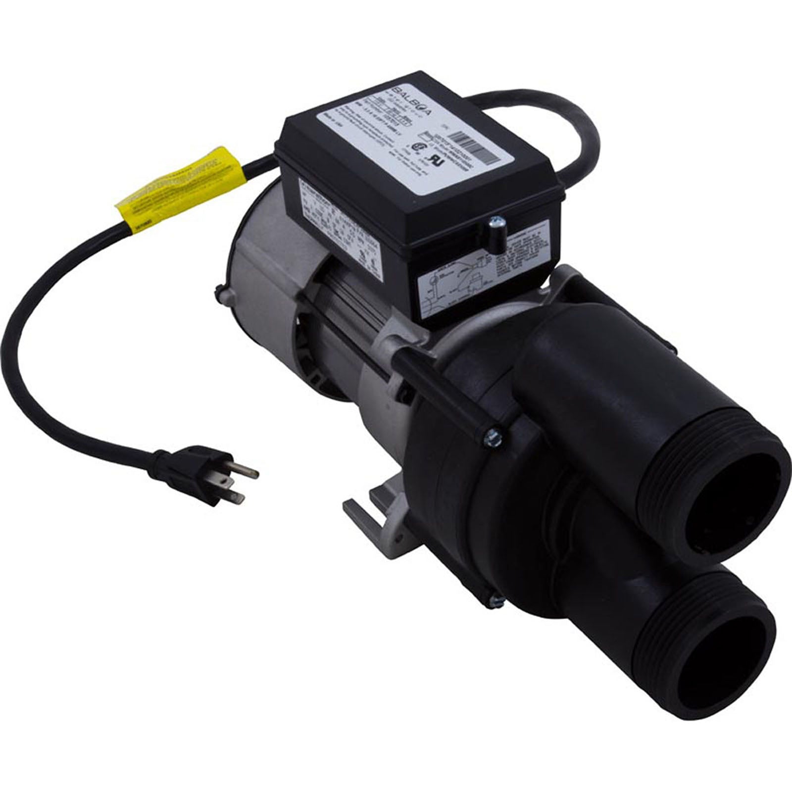 Balboa WOW Bath Pump [5.5 Amps] [115V] [Air Switch/Cord] [Front Discharge] (1057015)