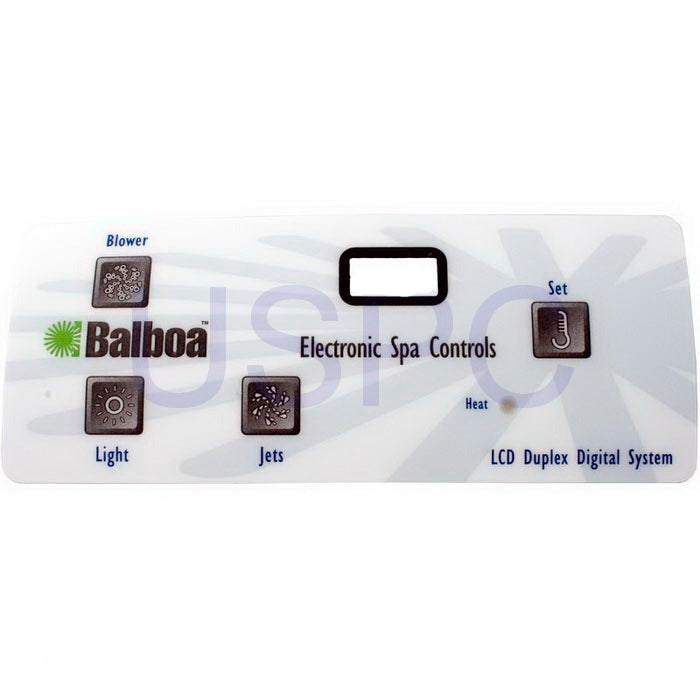 Balboa Overlay, Duplex Digital Panel LCD(1 Pump,Blower,Light)(54093)