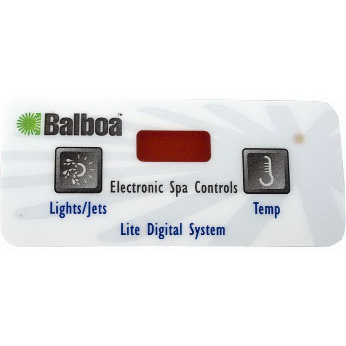 Balboa 2-Button [3 Digital] Lite Digital Topside Panel Overlay (10694)