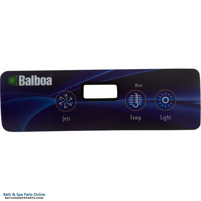 Balboa 3-Button Super Deluxe Topside Panel Overlay [No Blower] (10839)