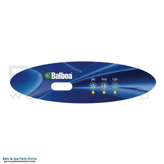 Balboa 3-Button MVP260 Topside Panel Overlay (11724)