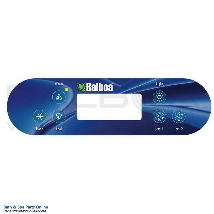 Balboa 6-Button VL700S Topside Panel Overlay [No Blower] (11756)