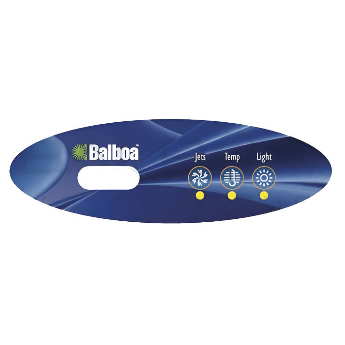 Balboa 3-Button VL240 Topside Panel Overlay [Jets/Light/Temp] (11765)