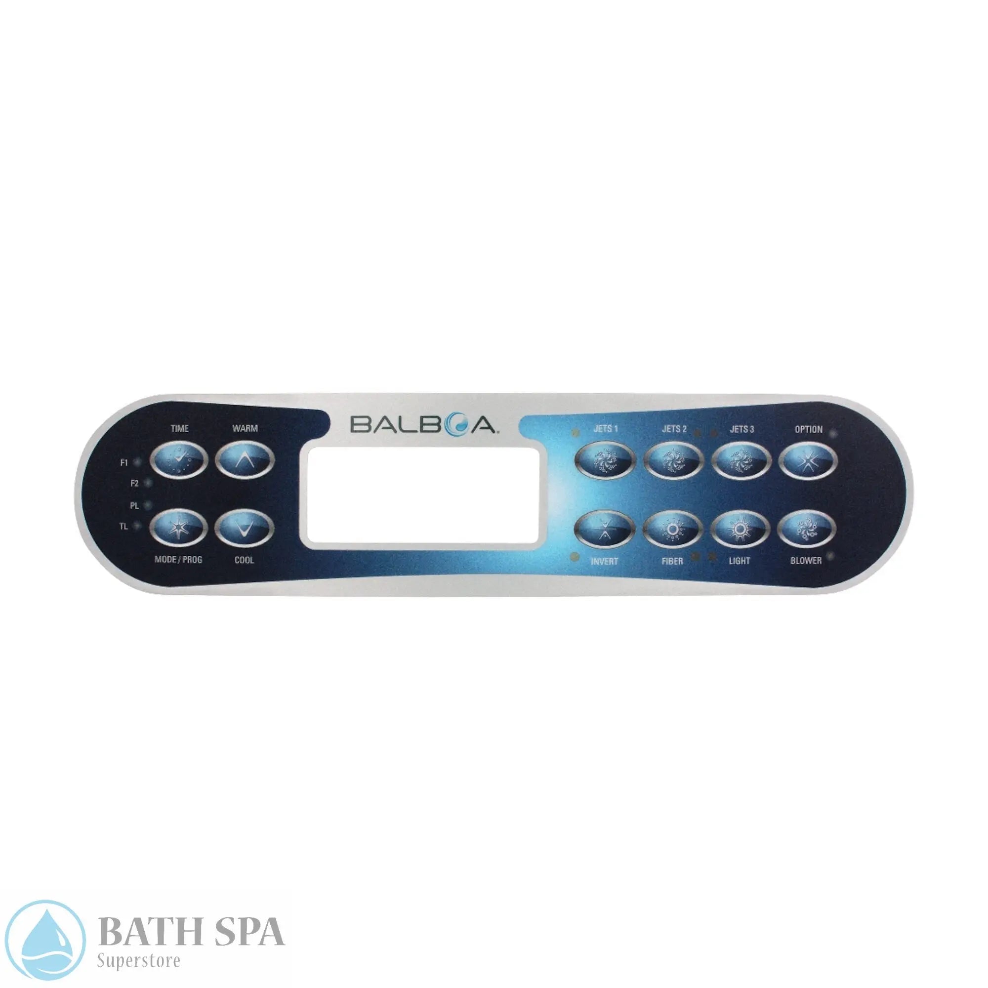 Balboa Topside Panel Overlay 12-Button ML900 [4-Jets] (11806) Spa Parts: Spa Topside Panel Overlays (Balboa) 11806