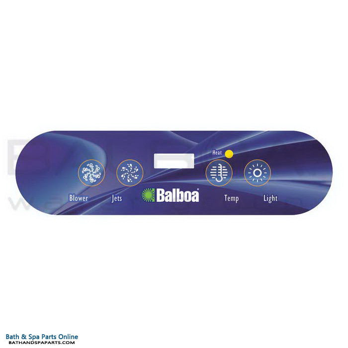 Balboa 4-Button VL400 Topside Panel Overlay (11888)