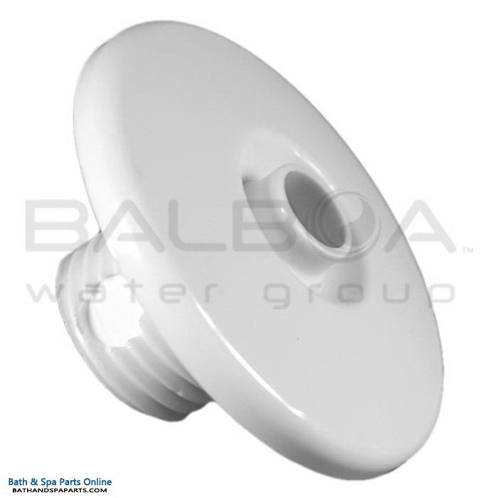 Balboa 2" Macro Wall Fitting With Escutcheon Eye & Spring [White] (20260-WH)