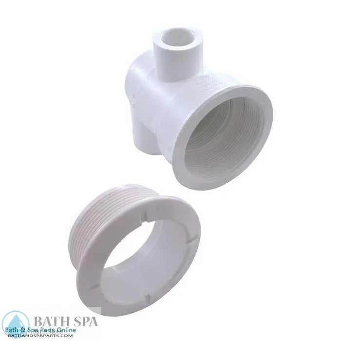 Waterway Poly Jet Body [1/2" Slip (Air) x 1" Spigot x 1" Slip (Water)] [Elbow (Ell) Body] (210-5970) Spa Parts: Spa Jets (Waterway Poly Jets) 210-5970