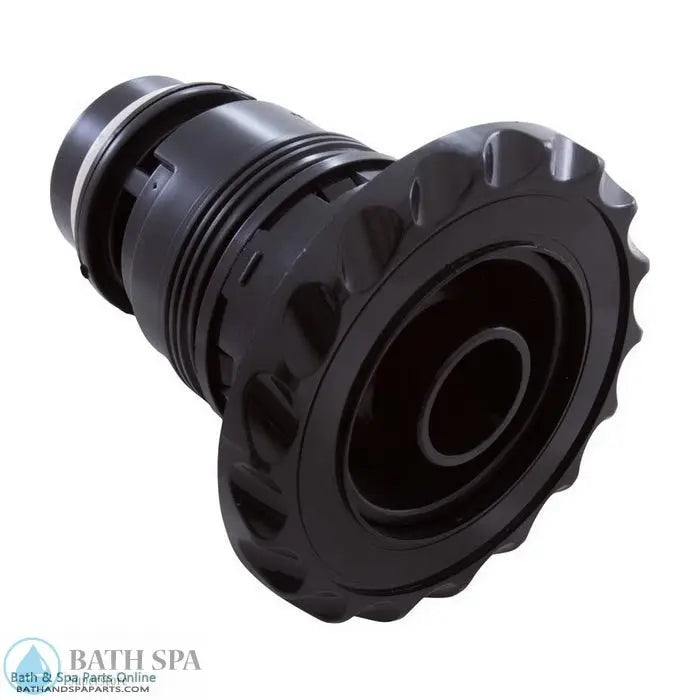 Waterway Poly Jet Series Jet Internal [3-3/8" FD] [Directional] [Deluxe Scallop] [Black] (210-6081) Spa Parts: Spa Jets (Waterway Poly Jets) 210-6081