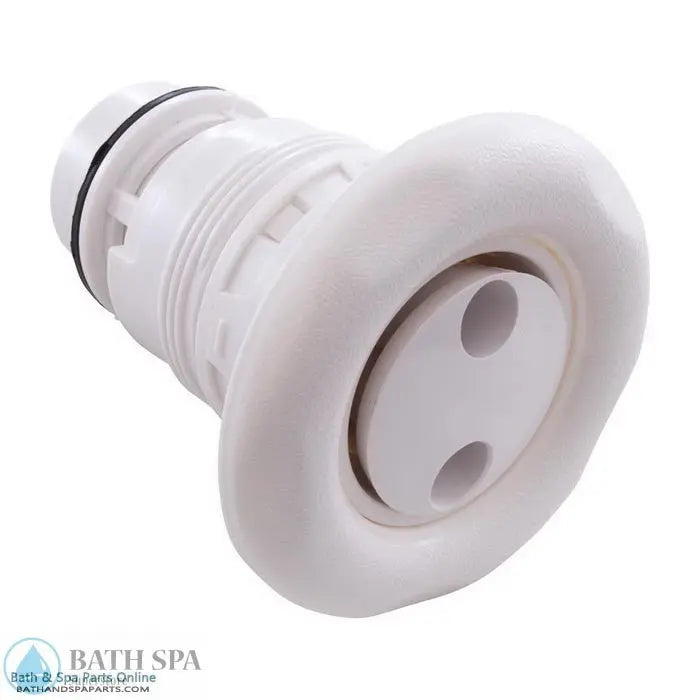 Waterway Poly Jet Internal [3-3/8" FD] [Pulsator] - [5-Point Scallop] - [White] (210-6520) Spa Parts: Spa Jets (Waterway Poly Jets) 210-6520