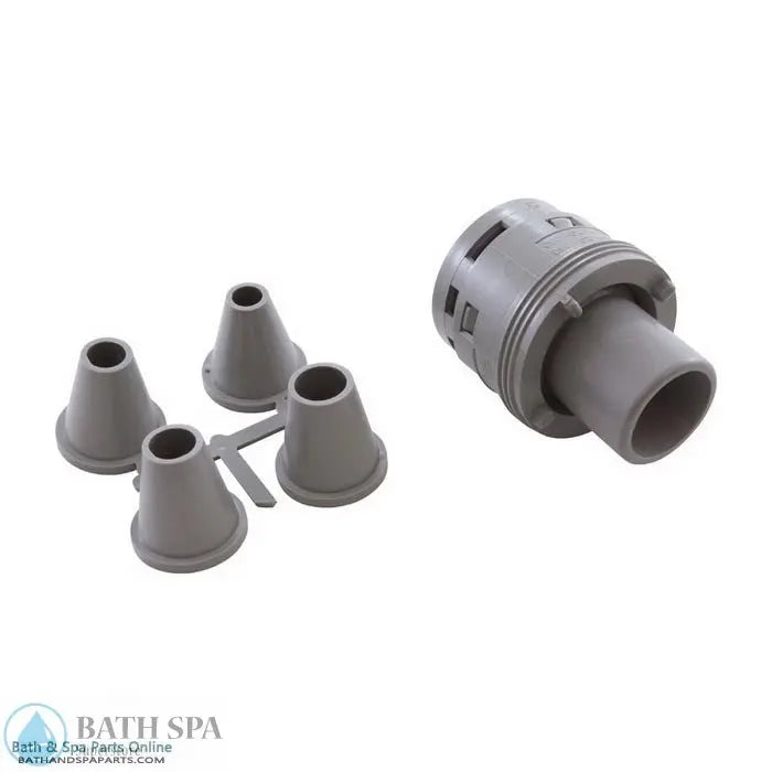 Waterway Poly Jet Caged Style Directional Nozzle [Grey] (210-8757) Spa Parts: Spa Jets (Waterway Poly Jets) 210-8757