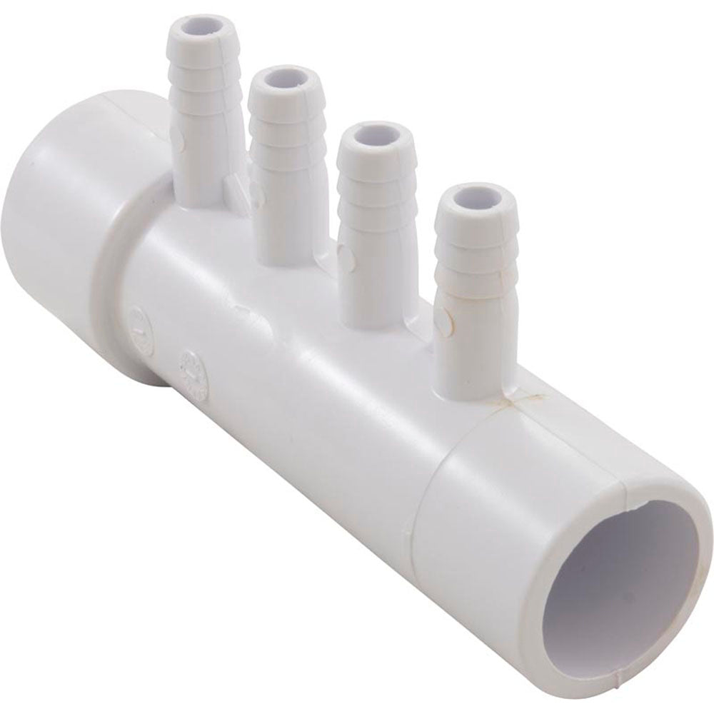 CMP 4-Port Air Manifold [1" Slip x 1" Spigot x (4) 3/8" Ribbed Barb] (21081)