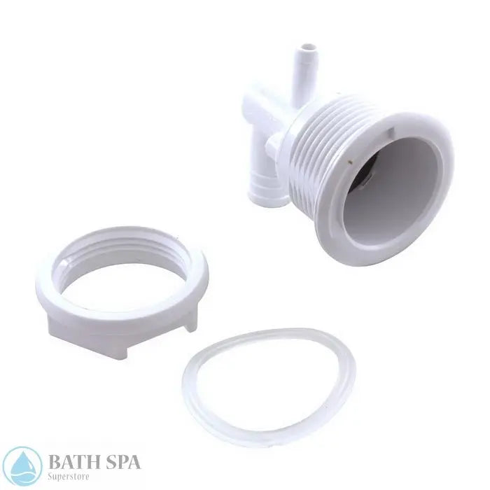 Waterway Mini Storm Jet Body [2-3/16" HS] [3/8" Barb (Air) x 3/4" Barb (Water)] [With Flat Gasket] (212-0300) Spa Parts: Spa Jets (Waterway Mini Storm Jets) 212-0300