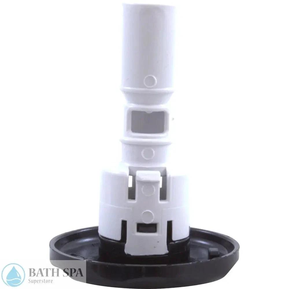 Waterway Adjustable Cluster Storm Jet Internal [2" FD] [Directional] [5-Point Scallop] [black] (212-1501) Spa Parts: Spa Jets (Waterway Adjustable Cluster Storm Jets) 212-1501_side