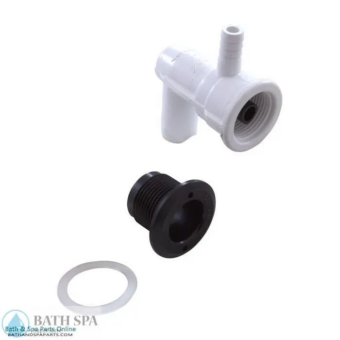 Waterway Euro Cluster Storm Jet Body [1" HS] [3/8" Barb (Air) x 3/4" Slip Barb (Water)] (212-1600) Spa Parts: Spa Jets (Waterway Adjustable Cluster Storm Jets) 212-1600