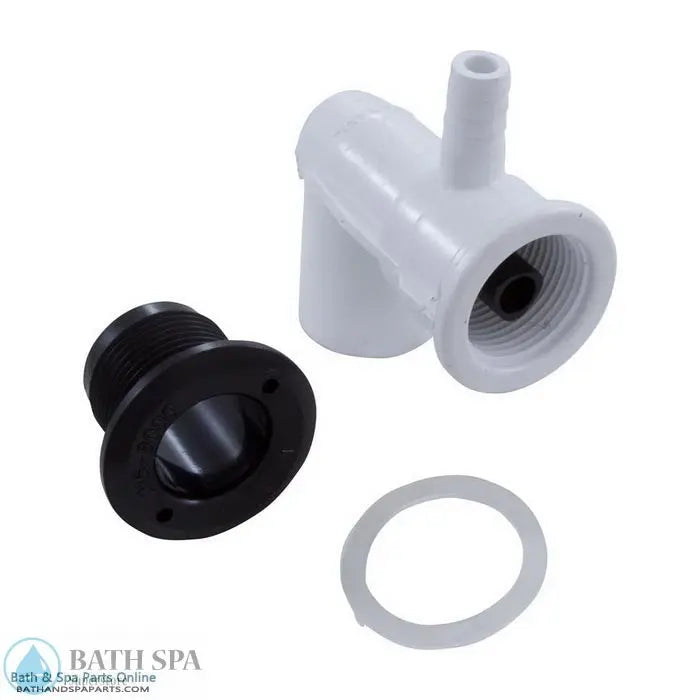 Waterway Euro Cluster Storm Jet Body [1" HS] [3/8" Barb (Air) x 1/2" Slip (Water)] (212-1620) Spa Parts: Spa Jets (Waterway Adjustable Cluster Storm Jets) 212-1620