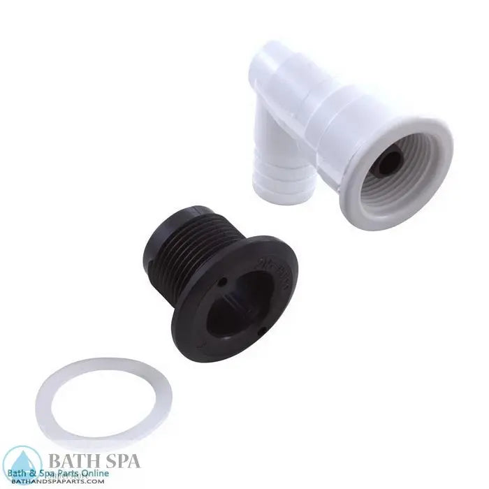 Waterway Euro Cluster Storm Jet Body [1" HS] [No Air x 3/4" Barb (Water)] (212-1650) Spa Parts: Spa Jets (Waterway Adjustable Cluster Storm Jets) 212-1650