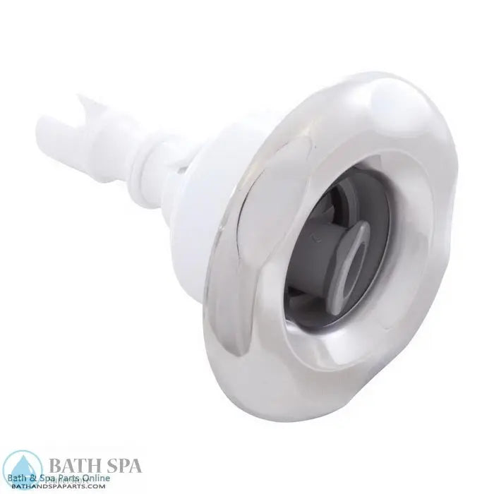 Waterway Mini Storm Jet Internal [3" FD] [Roto] [5-Point Scallop] [Grey/SS] (212-5427S) Spa Parts: Spa Jets (Waterway Mini Storm Jets) 212-5427S