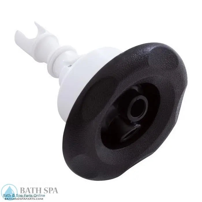 Waterway Mini Storm Jet Internal [3" FD] [Twin Roto] [5-Point Scallop] [Black] (212-6921) Spa Parts: Spa Jets (Waterway Mini Storm Series Jets) 212-6921