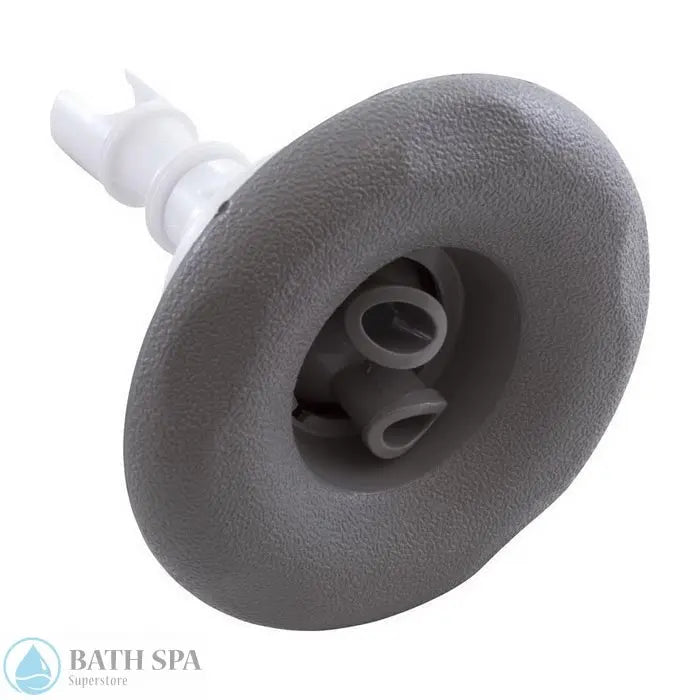 Waterway Mini Storm Jet Internal [3" FD] [Twin Roto] [Large] [5-Point Scallop] [Gray] (212-7847) Spa Parts: Spa Jets (Waterway Mini Storm Series Jets) 212-7847