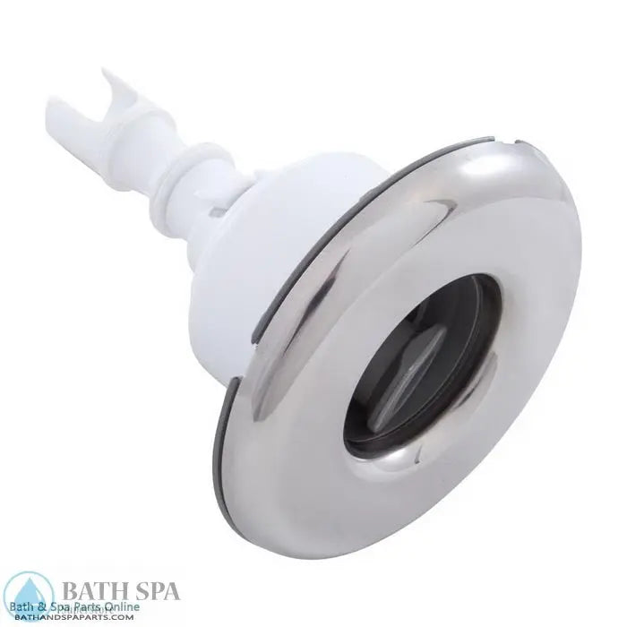 Waterway Mini Storm Jet Internal [3" FD] [Roto] [Smooth] [Gray/SS] (212-7937S) Spa Parts: Spa Jets (Waterway Mini Storm Series Jets) 212-7937S