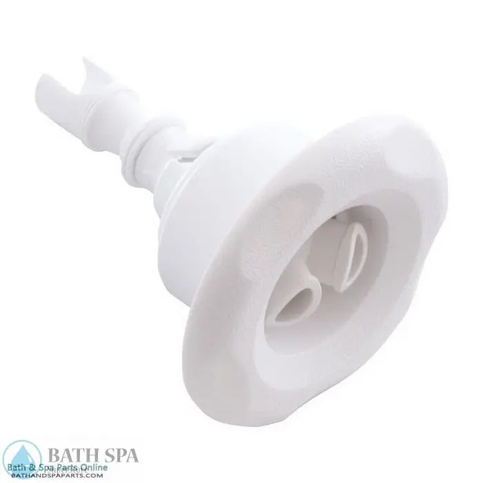 Waterway Mini Storm Jet Internal [3" FD] [Twin Roto] [5-Point Scallop] [White] (212-7950) Spa Parts: Spa Jets (Waterway Mini Storm Series Jets) 212-7950