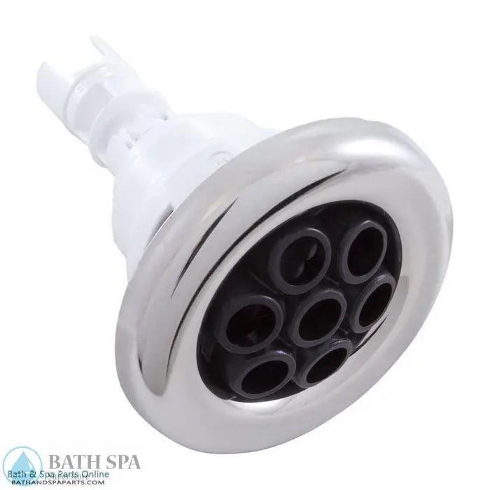 Waterway Poly Storm Jet Internal [Massage] [SS/Black] (212-8031S) Spa Parts: Spa Jets (Waterway Poly Storm Jets) 212-8031S