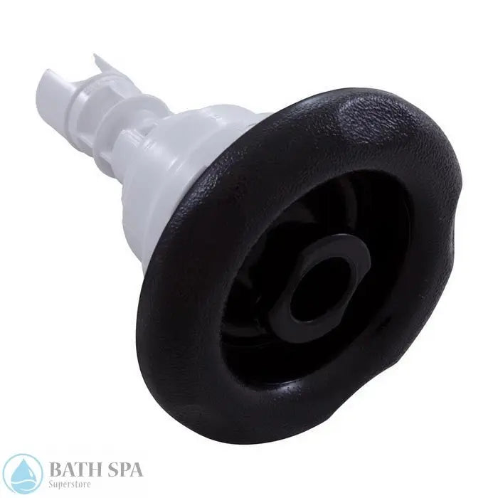 Waterway Poly Storm Jet Internal [3-3/8" FD] [Directional] [5-Point Scallop] [Black] (212-8051) Spa Parts: Spa Jets (Waterway Poly Storm Jets) 212-8051