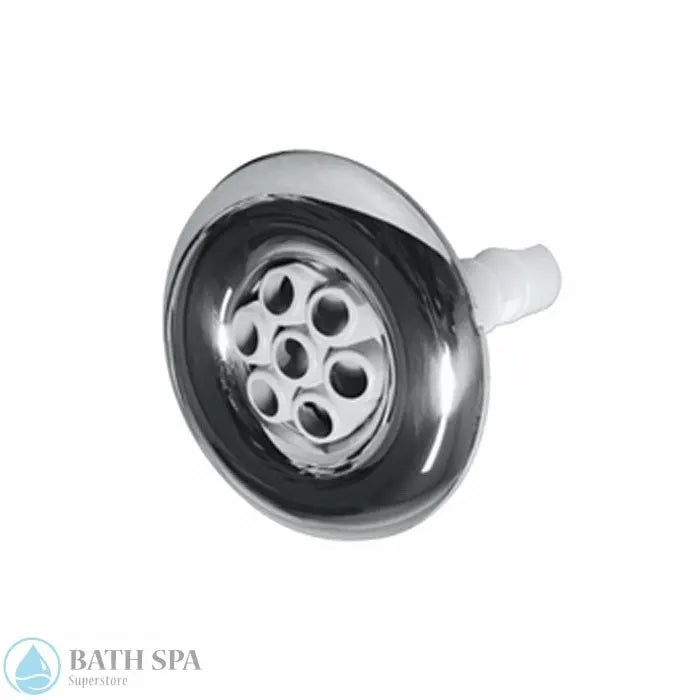 Waterway Poly Storm Series Jet Internal [3-3/8" FD] [Massage] [Large] [Polished Stainless Steel] (212-8150S) Spa Parts: Spa Jets (Waterway Poly Storm Jets) 212-8150s