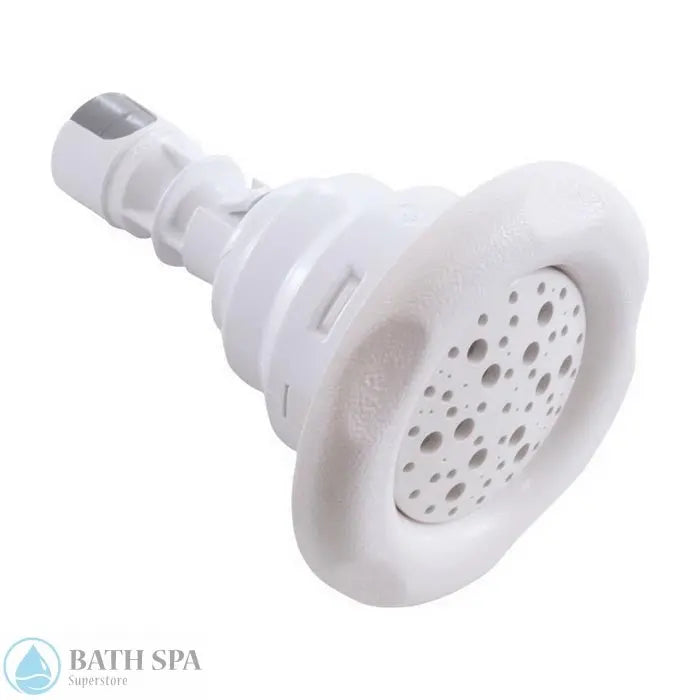 Waterway Poly Storm Gunite Jet Internal [3-3/8" FD] [Massage] [5 Scallop] [White] (212-8530 G) Spa Parts: Spa Jets (Waterway Poly Storm Jets) 212-8530G